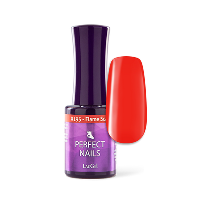 Gél lak #195 Flame Scarlet 8ml